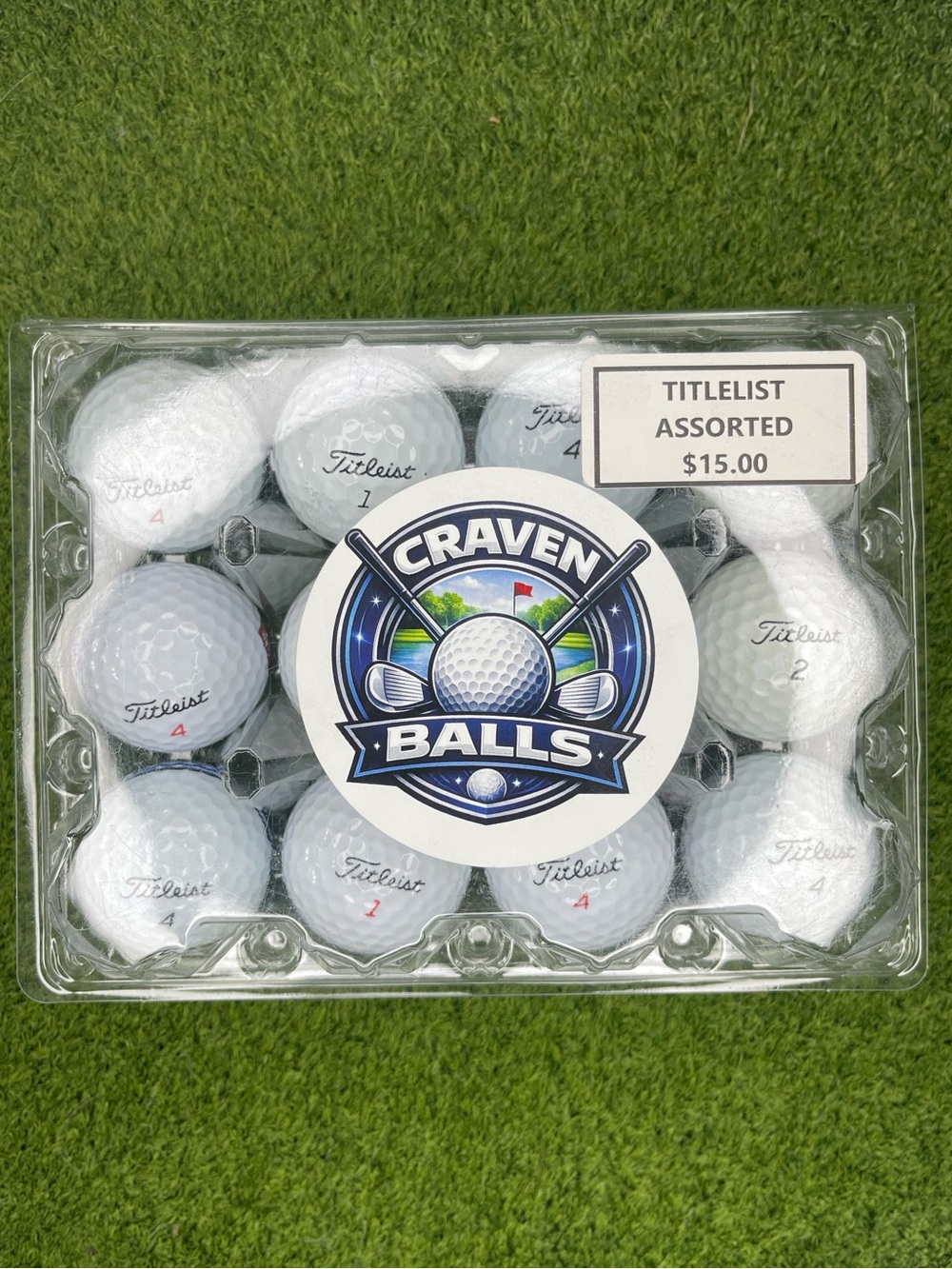 Titleist Assorted Golf Balls - 12 Pack - Recycled